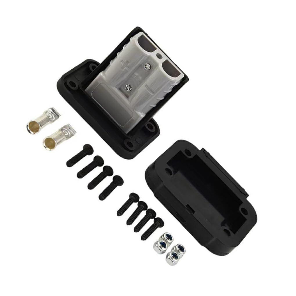 EDHUUJSI Gray Bracket Panel Cover Anderson Plug Connector Anderson Plug Plug Panel Cover Plug Connector Bracket Panel