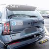For GAC AION V 2024 2025 2026 Car Car Black Label Sticker Car Front Logo Frame Head Bumper Decor Sticker Cover Accessories