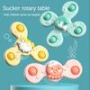 Montessoris Baby Spin Top Bath Toys For Boy Children Bathing Sucker Spinner Suction Cup Toy For Kids 2To4 Years Rattles Teether