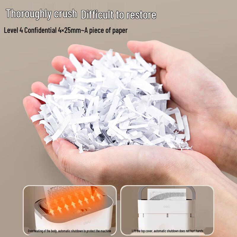 Deli Automatic Paper Shredder for Office and Home CN plug (adapter included)