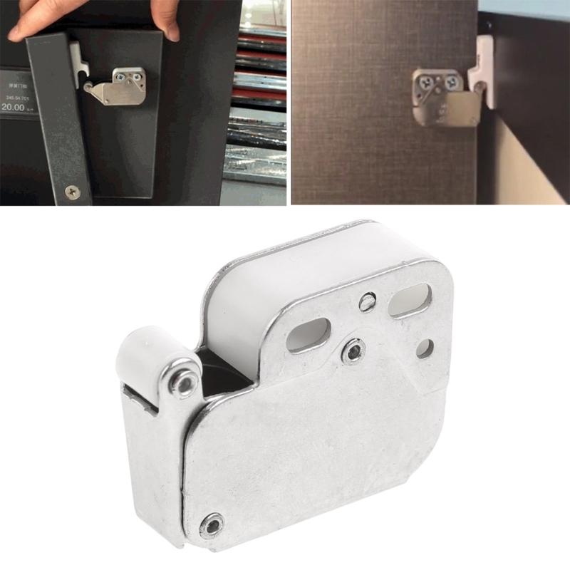 Invisible Furniture Lock Cabinet for Touch for Latch Mute Safety Pop-up Push To Open Catch Lock for Cupboard Wardrobe