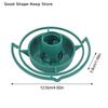 Plastic Automatic Portable Bird Feeders Outdoor Courtyard Garden Balcony Feeding Dark Green Hanging Tray Bird Feeder Accessories