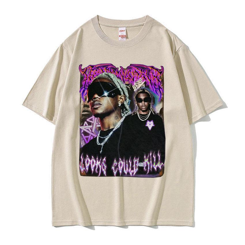 

Rapper Destroy Lonely If Looks Could Kill Print Graphic T Shirt Unisex Women Casual 100 Cotton Oversized Tshirts Unisex Streetwear 3XL