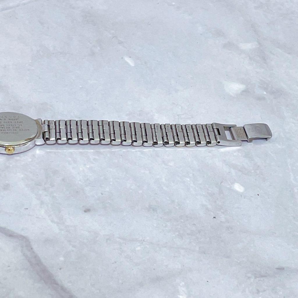 Used SEIKO creo vintage two-tone bracelet watch #t518