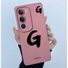 For Vivo Y19s V2149 Cover Case Lucky Initial Letter Couple Silicone Soft Matte Phone Bumper for Vivo Y19s 4G Y29 5G Casing