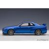 AUTOart 1/18 Scale Nissan Skyline GT-R (R34) V-Spec II Bayside Blue Finished Model 77408