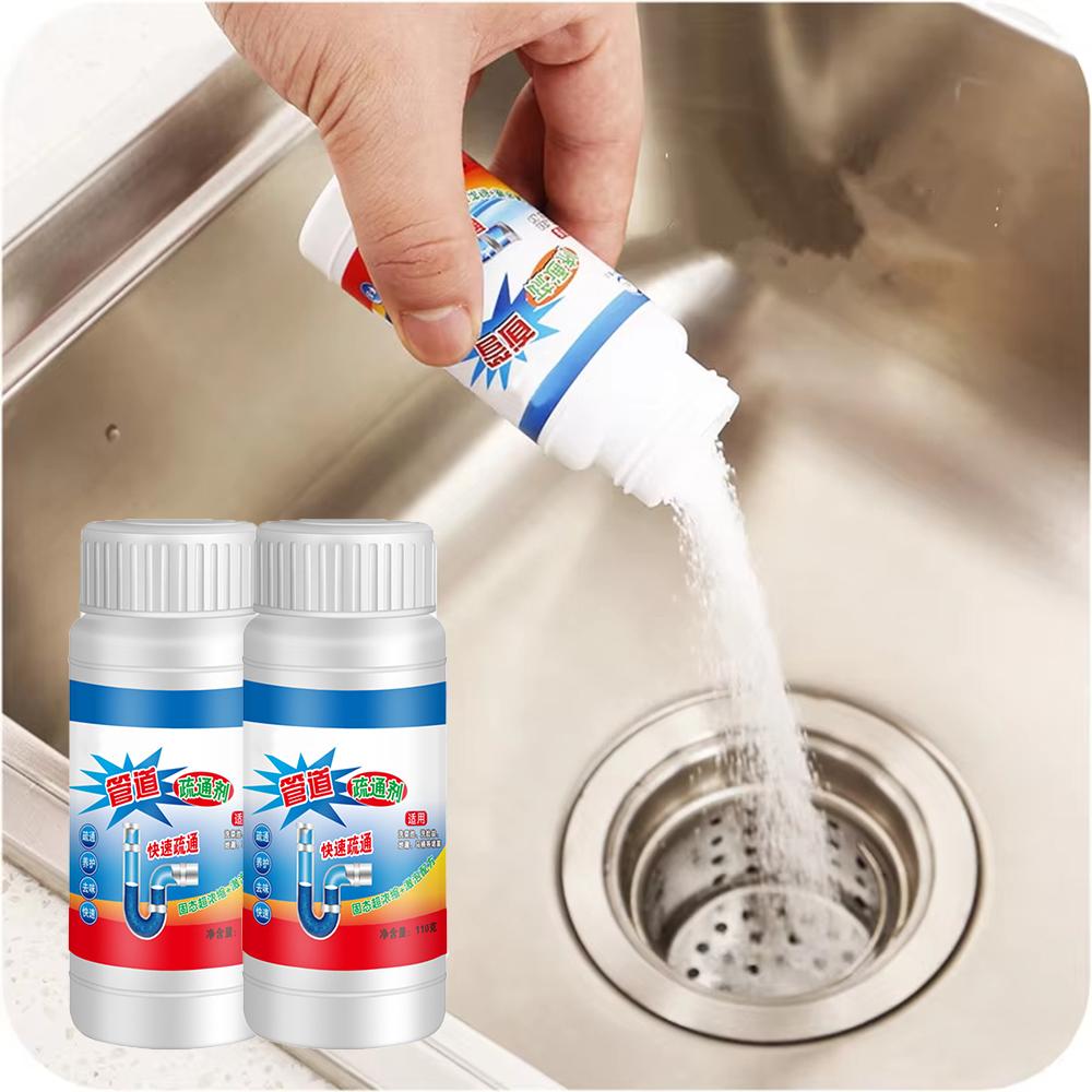 Sink Drain Bottled Powerful Cleaner Closetoilet Toilet Kitchen Odor Removal Blockage Sewer Dredging Agent Pipe 110g