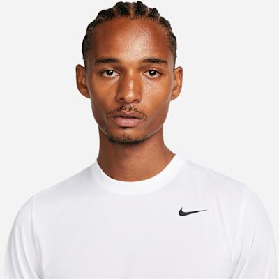 Nike T-Shirts Herren Weiß Rundhals Mittlere Normale Passform
