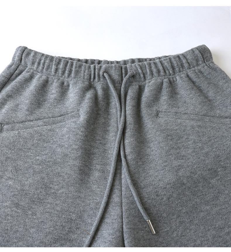 2026 Spring High-Waisted Slimming Loose Straight-Leg Women's Pants with Drawstring Elastic Waist
