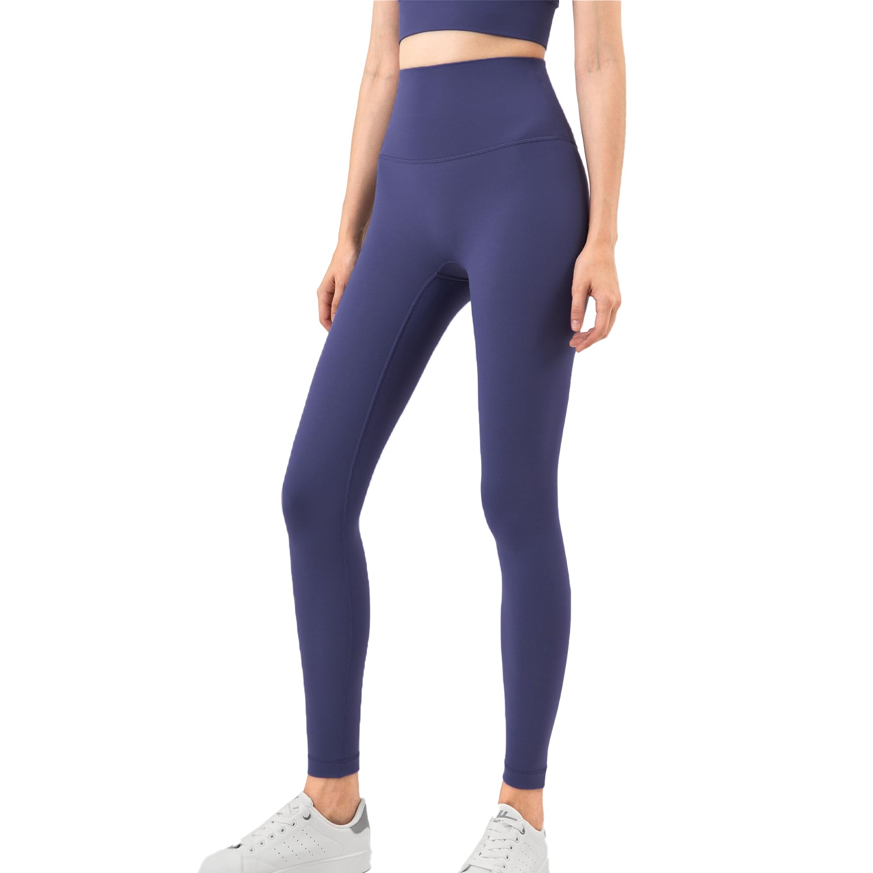 

IRCOLVE Йога и эластичные для красивых ног Размер Женские леггинсы, с высокой посадкой, влагоотводящие, быстросохнущие, (Темно-сине-фиолетовый, L)