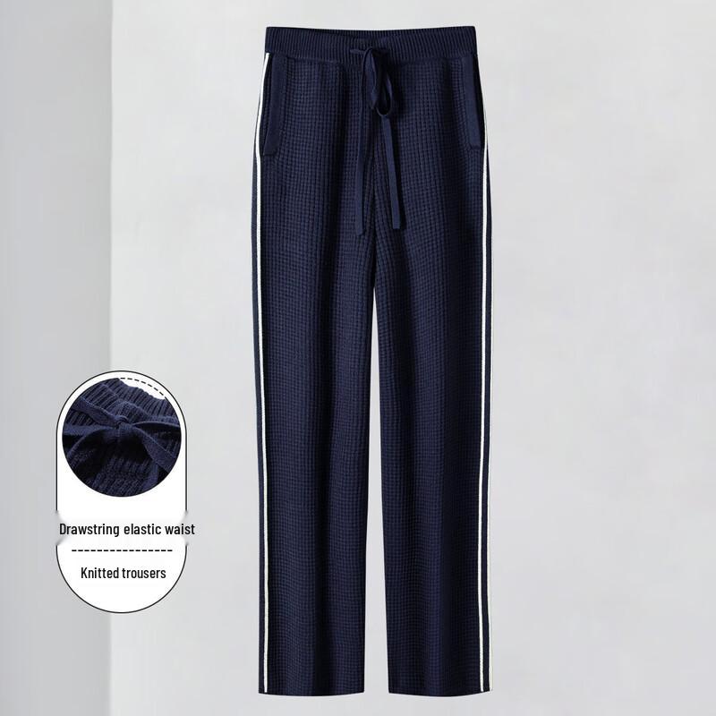 

Luoz Men s Fall Knitted Drawstring Pants M