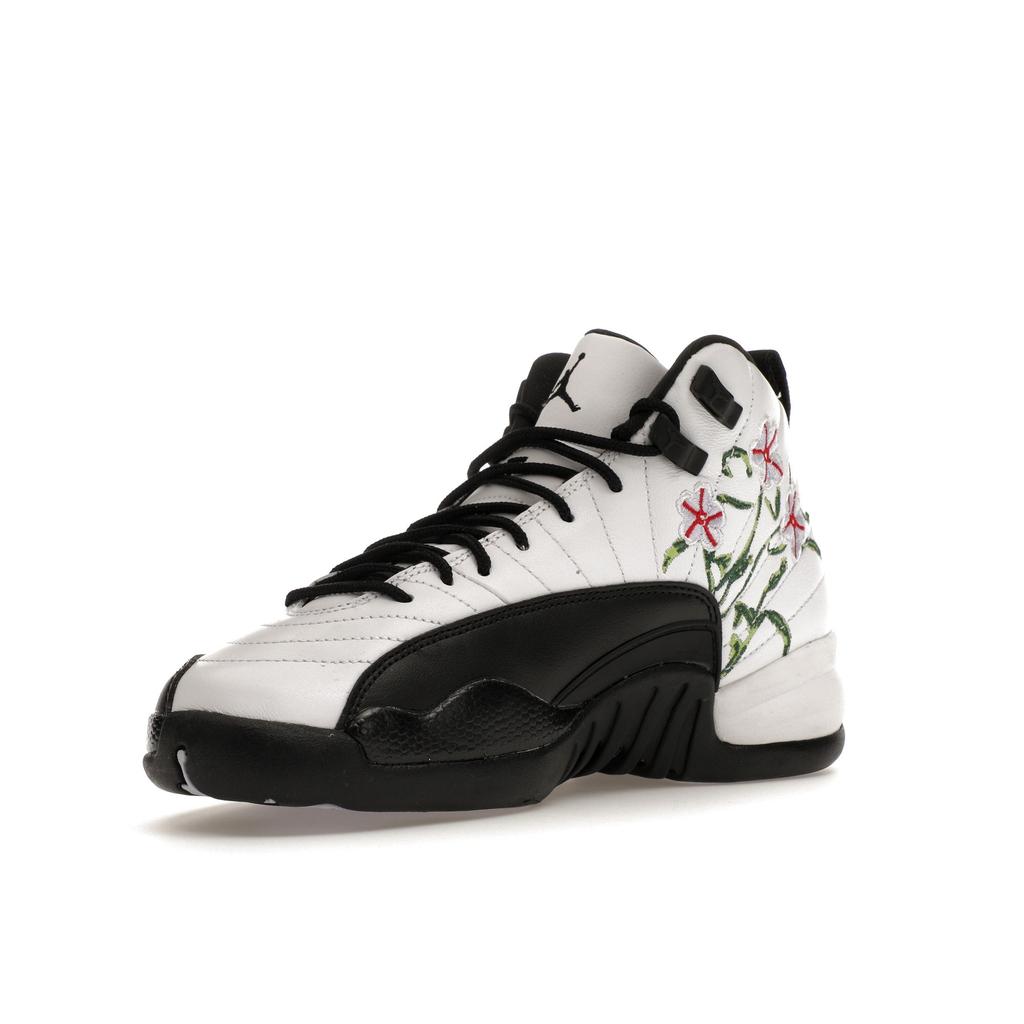 Air Jordan 12 Retro Floral White Vivid Green Grundschuhe DR6956-100