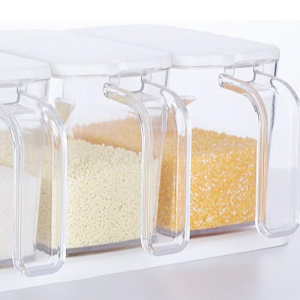Clear Plastic Condiment Container Set 400ml per container Condiment Jar Set Bar Storage