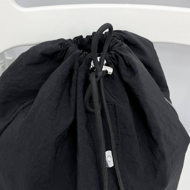 College Style Student School Bag Women Solid Color Backpack Nylon Backpack Men's Outdoor Sports Bag