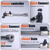 Thickened 1/4" quick-connect coupling, suitable for Karcher,Lavor,Nilfisk,Bort, Bosch,Daewoo,AR high-pressure washer hose .