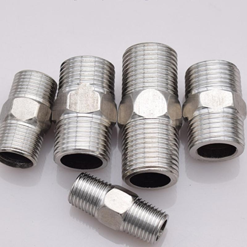 Bathroom Shower Extender Stainless Steel Shower Hose Extension Pipe Universal Hose Extender Coupler Plumbing Fittings
