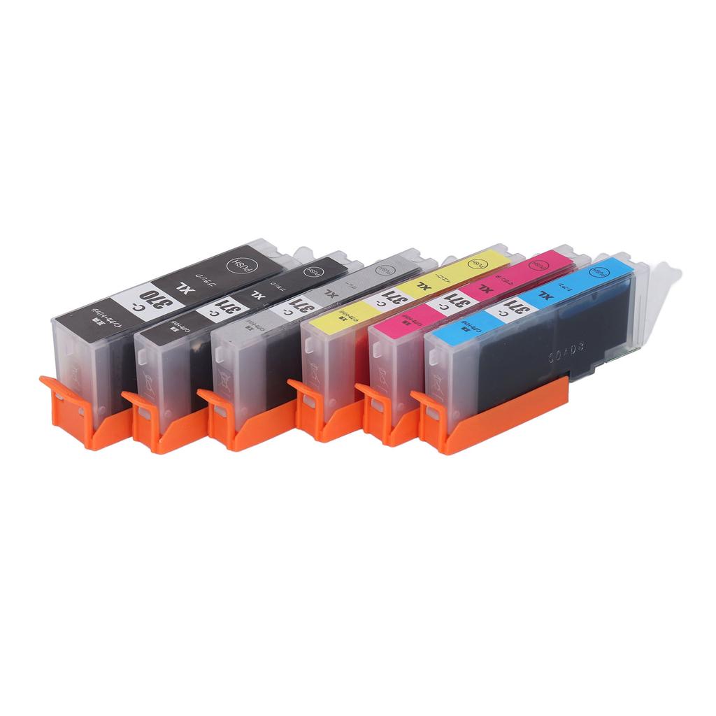 Ink Cartridge Set Large Capacity Clear Colorfast Printing Black Color Ink Cartridge Replacement for PIXUS BK BK C M Y GY