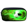 Formulation of World Cup football printed pencil bag with horizontal zipper and large-capacity stationery bag