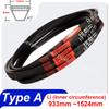 Conveyor Belts Type A V Belt Rubber Drive Transmission Strap Li 933 950 980 1000 1020 1067 1100 1143 1180 1200 1250 1440 1524mm