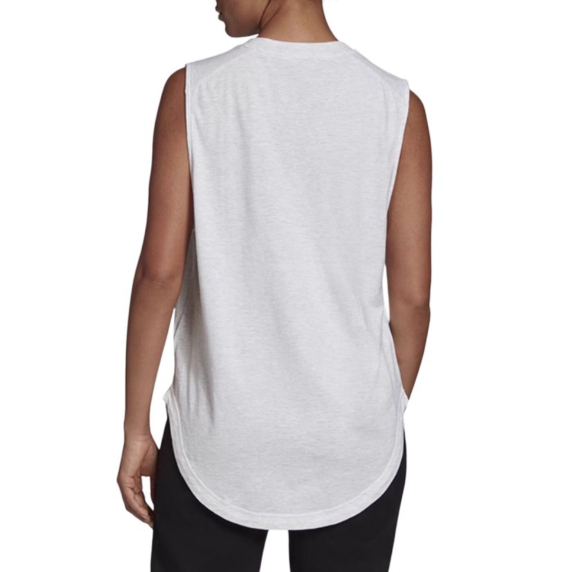 adidas Tank Tops Women's White Crew Neck Moderate Other EH5745