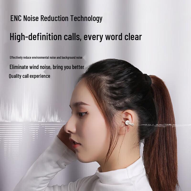 OKSJ Open-Ear Clip-On Wireless Sports Bluetooth Headphones