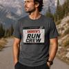Custom Run Crew Shirt, Personalized Marathon Support Crew Tee, Race Bib Running Shirt, Custom Runner Name T-Shirt, Marathon Cheer Squad Gift
