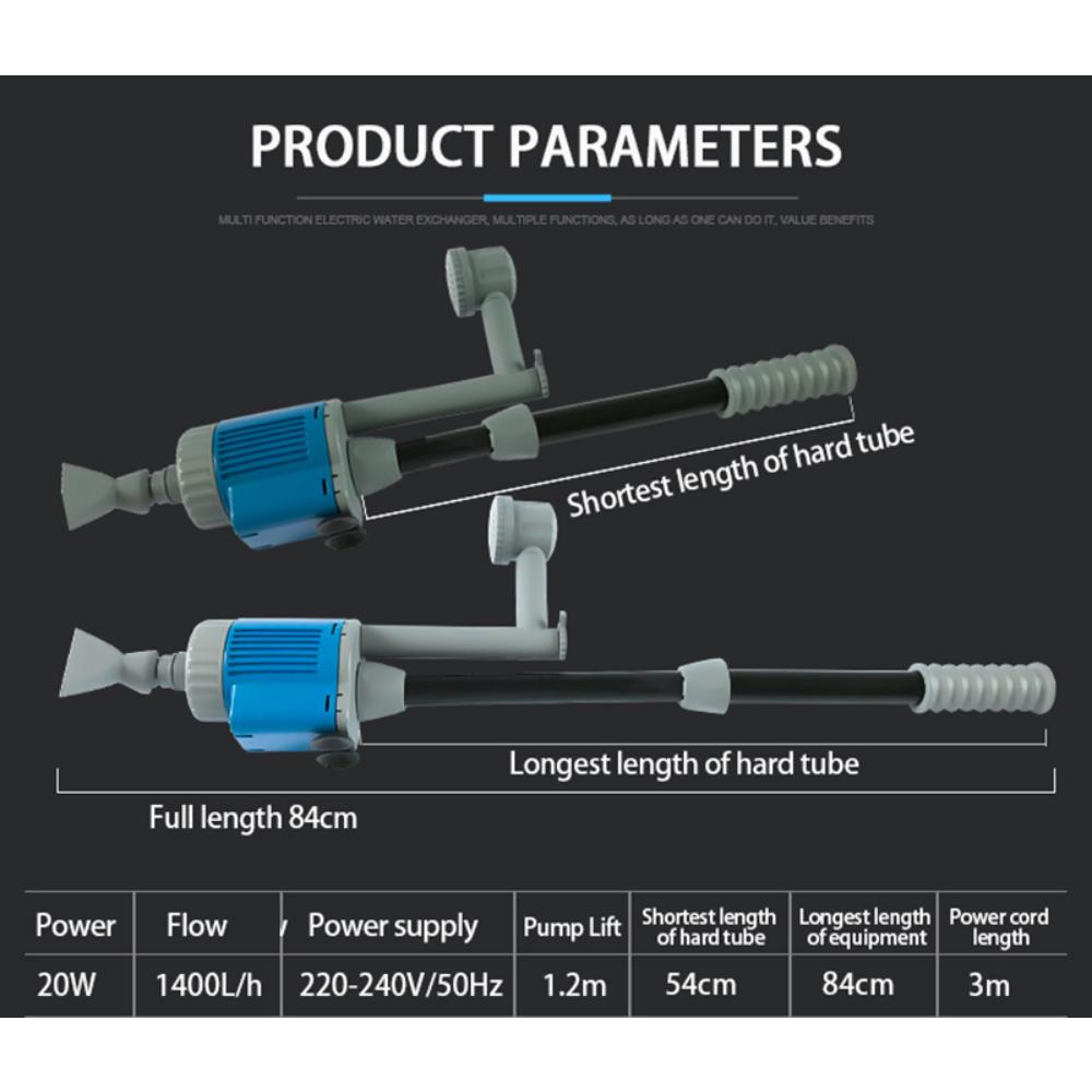 Электрический насос для замены воды в аквариуме — фото 6