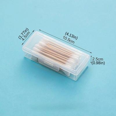 1/4pcs Portable Travel Medicine Box Swab Holder Case Floss Jewelry Box, Portable Storage, Jewelry Organizer, Compact Case