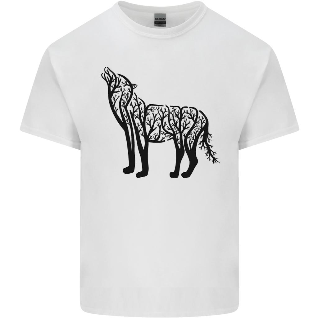 Wolf Tree Animal Ecology Unisexs Light Cotton TShirt