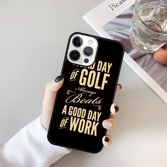 Cool Golfing Golf Club Coque Shell For iPhone 17 Air 15 16 14 13 12 Pro Max 11 Pro Max Plus Phone Case Cover