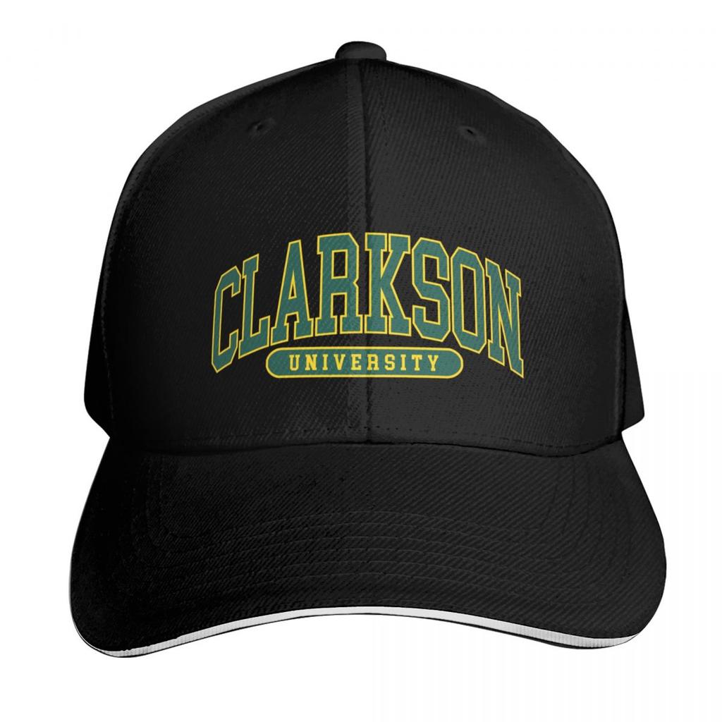 clarkson university college font curved Baseball Cap Military Cap Unisex fishing caps Unisex sun hat Anime Unisex Womens