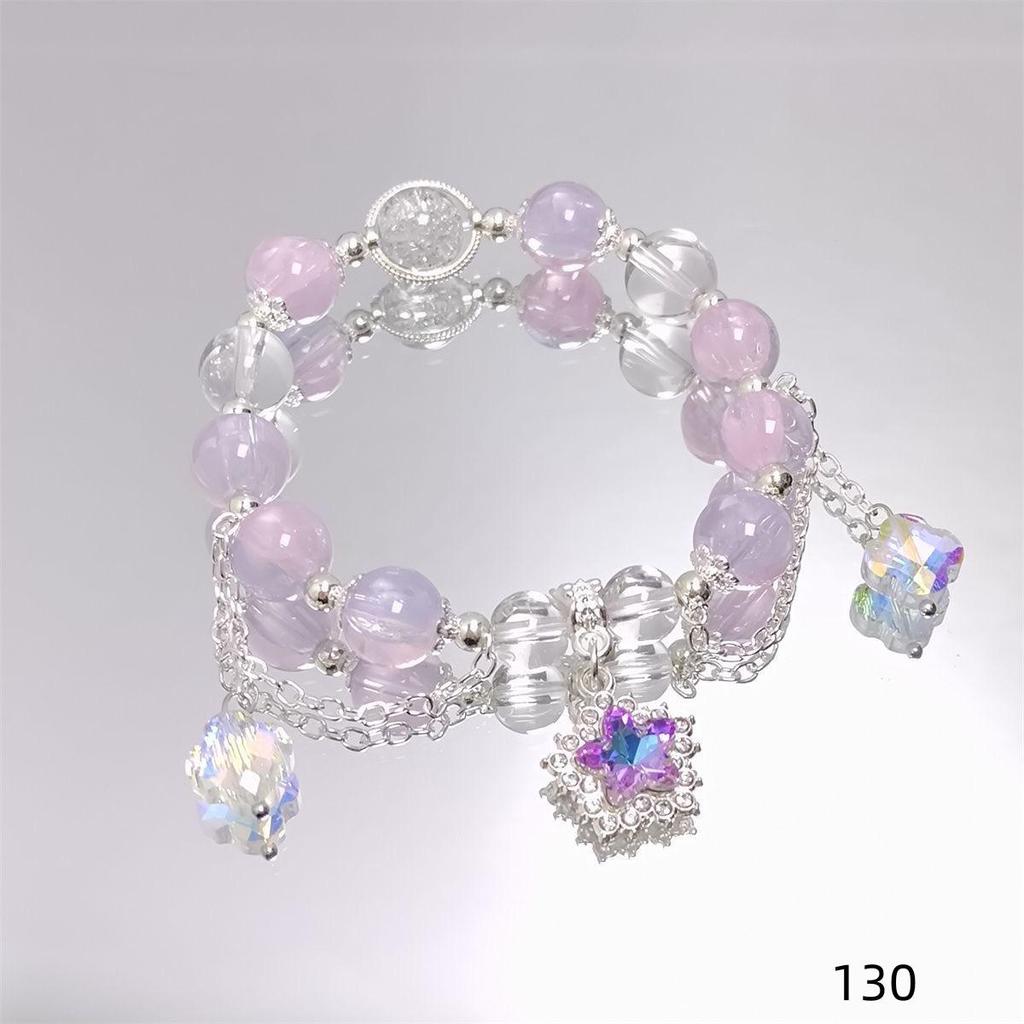 Mori Style Starry Sky Crystal Butterfly Bracelet - Elegant, Versatile Fairy Design for Women and Best Friends