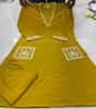 Women Designer Heavy Cotton Kurta Pant Set Embroidered Party Wear Top Tunic Kurti Dress
