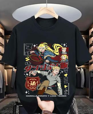 Marcille Concerned Delicious In Dungeon T-Shirt  Cartoon Anime Gift Clothes