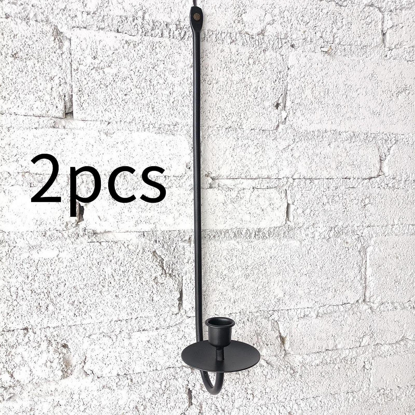 

Ornamental Ornament Interior Decoration in Iron of Decorative Bougette for 2x Black