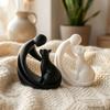 3D Printing Hugging Cat Sculpture Minimalist Abstract Cat Figurine  Living Room