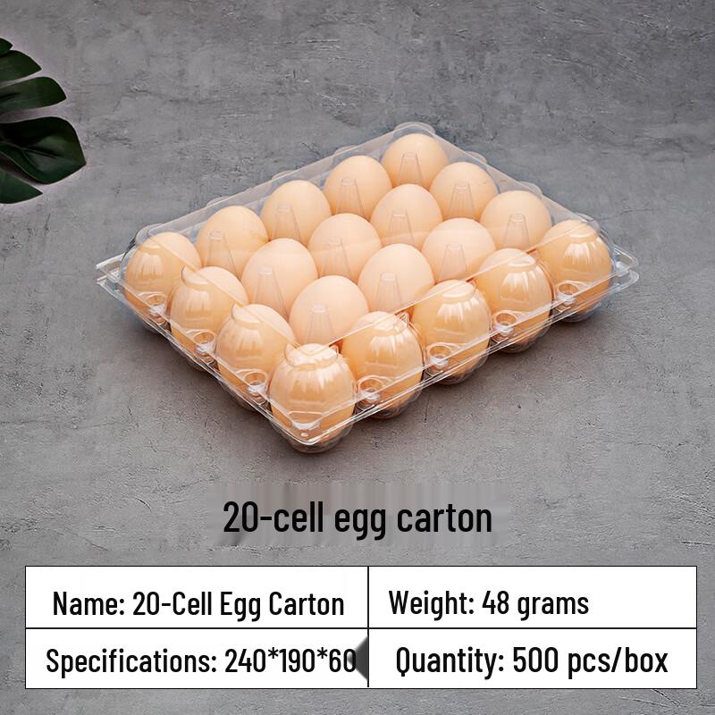 Disposable Transparent PET Egg Carton