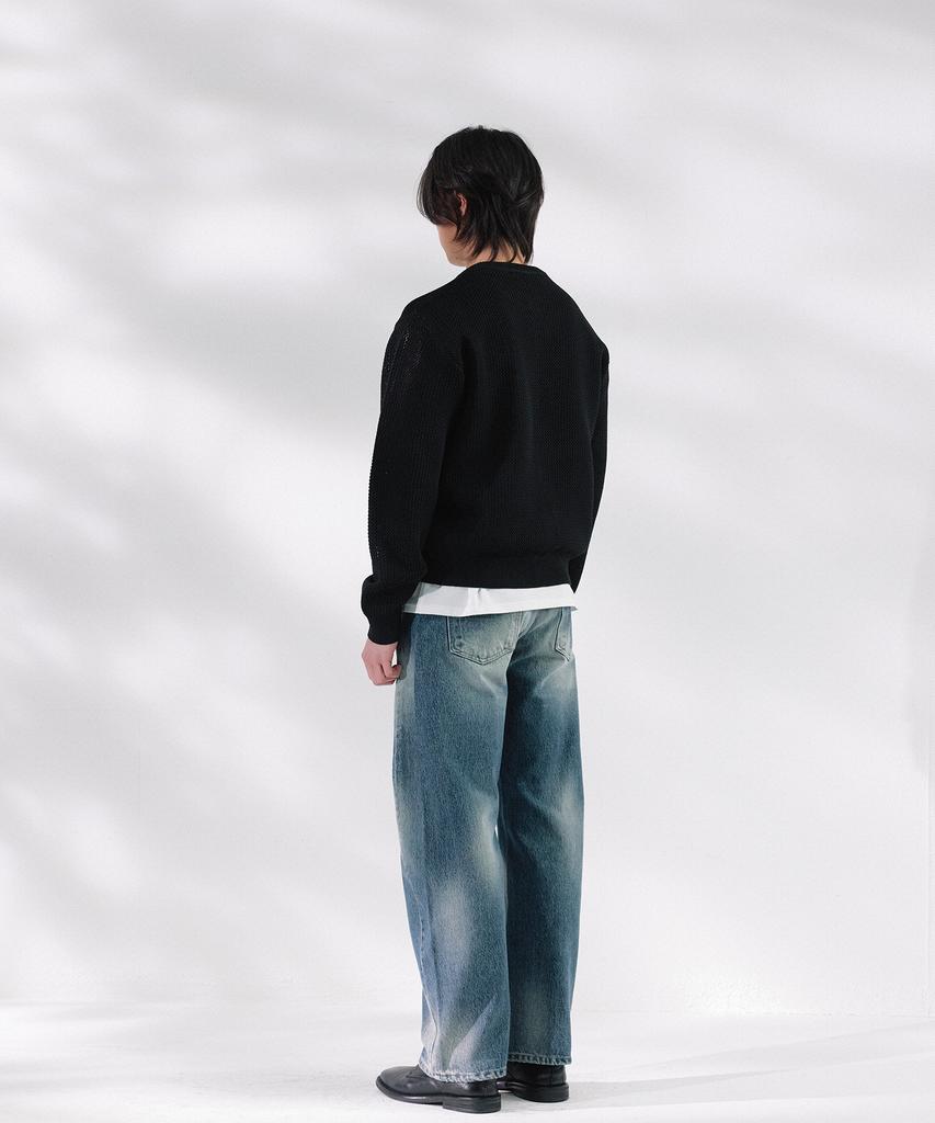 Nonblank Crop Round Ls Cardigan_Black