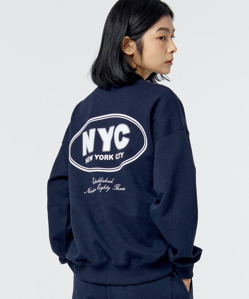 PAPERBOY Nyc Academy Sweatshirt - Navy