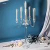 Transparent Acrylic Candle Holder for Birthdays, Weddings, and Banquet Decorations
