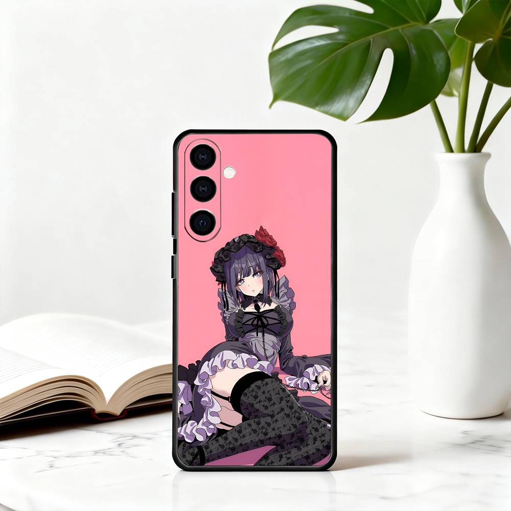 

My Dress-Up M-Marin cosplay Phone Case Black Silicone Soft For Samsung Galaxy A73,A72,A71,A70,A53,A52,A51 Samsung a53 5g