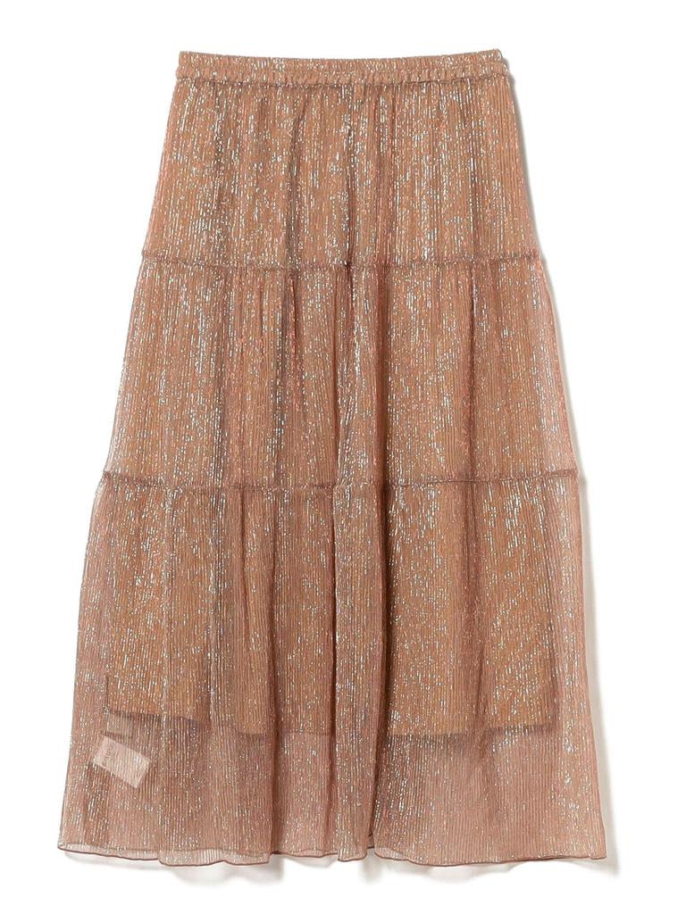 B:MING LIFE STORE by BEAMS Women's Tulle Skirt with Petticoat, Orange, One Size