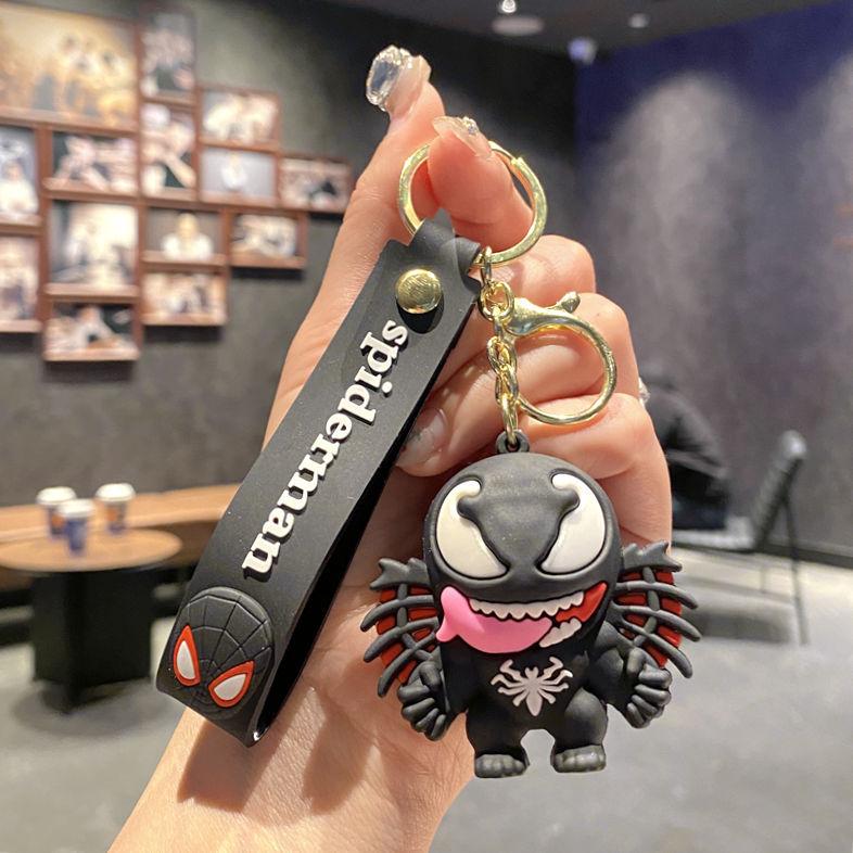 Marvel Spider-Man Keychain Creative Venom Doll Bag Pendant Couple Accessories Student Gifts large