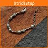 Geometric Pearl Bracelet With Chain Design For Fashionable Unisex Accessory