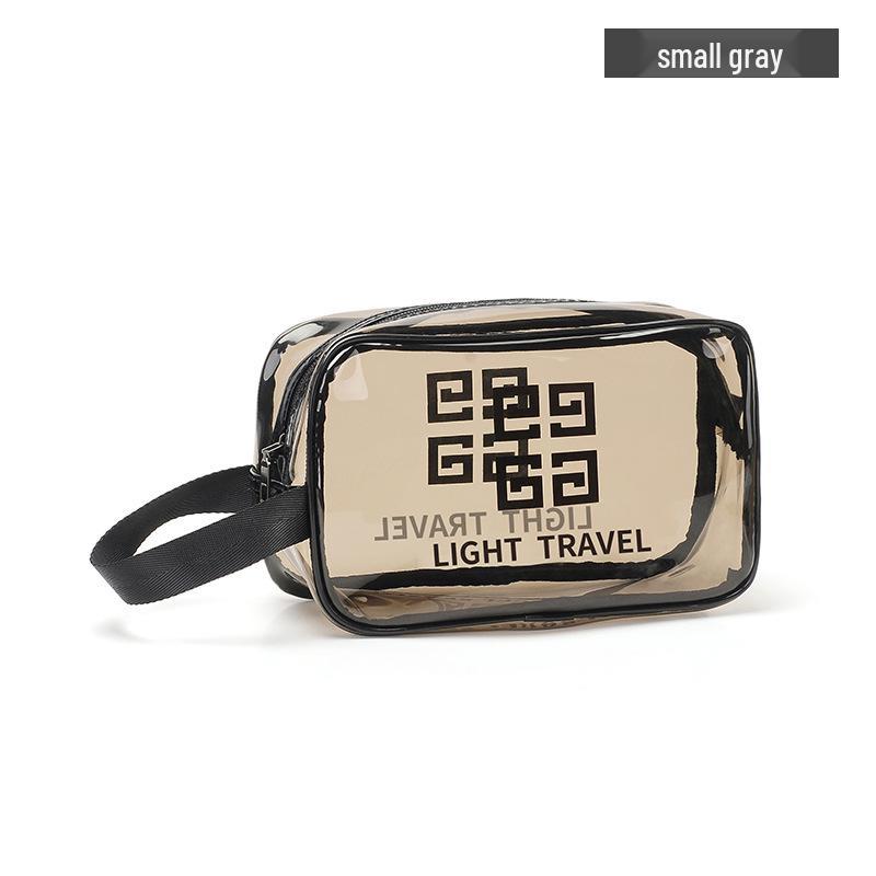 

Большая водонепроницаемая дорожная сумка для макияжа и туалетных принадлежностей из ПВХ в корейском стиле