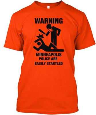 Minneapolis Police Brutality T-Shirt Tops Tee Size S To 4XL