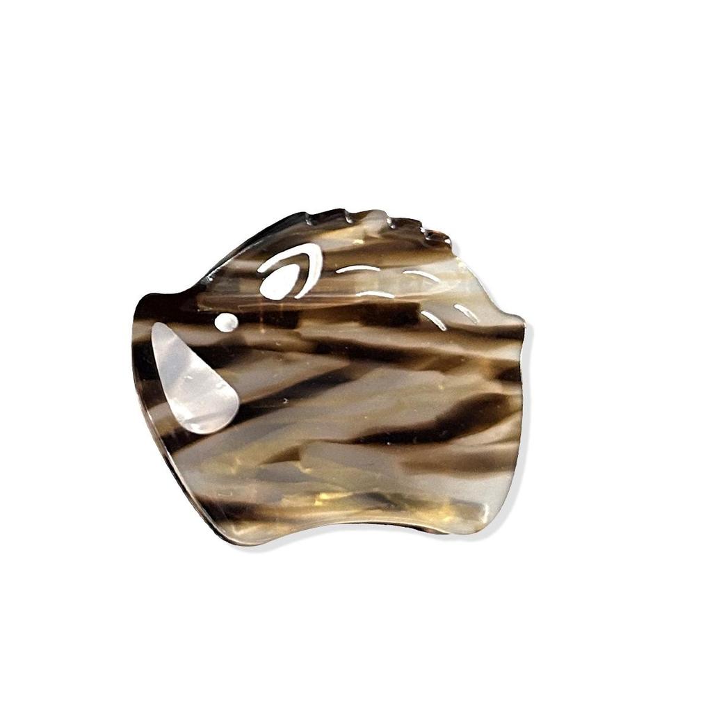 Schnauzer Monkey Acetate Hair Claw Clip - Women's Headwear & Styling Accessory