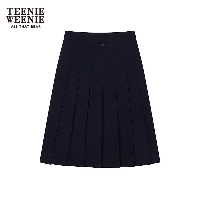 Teenie Weenie Women's Little Bear Letter A-Line Midi Skirt