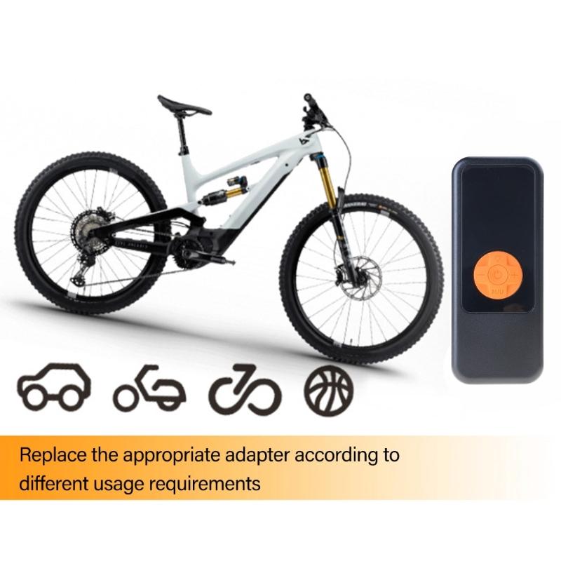 Tire Inflator Portable Air Compressor 72W Electric Air Pumps for Car Tires Cordless,Digital Pressure Display