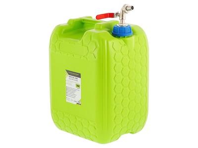 Wasserbehälter mit langem Metallventil im Deckel, 20 l